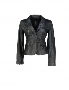 Vintage women's real leather jacket