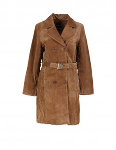 One Touch women's suede leather coat