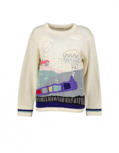 Elle Est La women's crew neck sweater