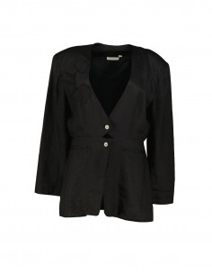 Hopsack women's linen blazer