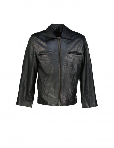 Oz Dericilik men's real leather jacket