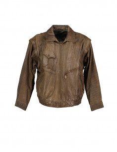 Vintage men's real leather jacket