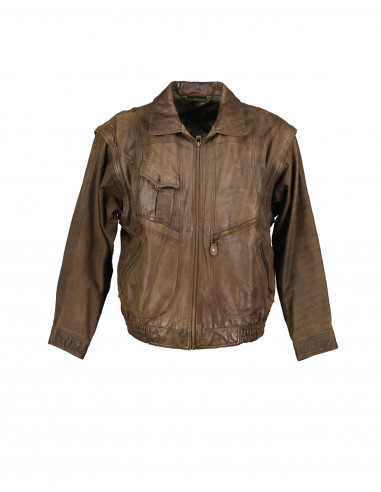 Vintage men's real leather jacket