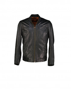 Hugo Boss men's real leather jacket