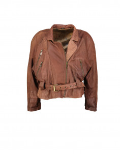 New Fast women's real leather jacket