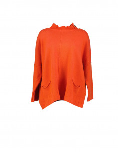 Striking women's cashmere roll neck sweater