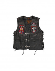 MDM Fashion women's real leather vest