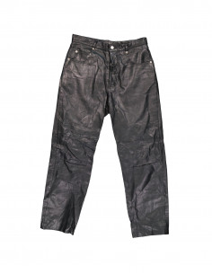 Vintage women's real leather trousers