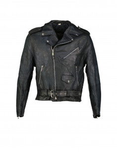 Killgas men's real leather jacket