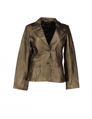 Green House women's real leather jacket