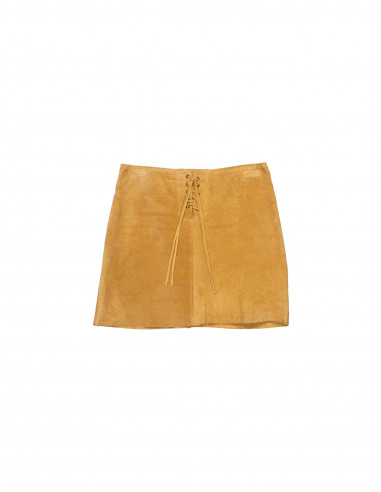 Vera Pelle women's suede leather skirt