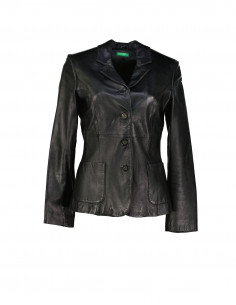 United Colors of Benetton women's real leather jacket