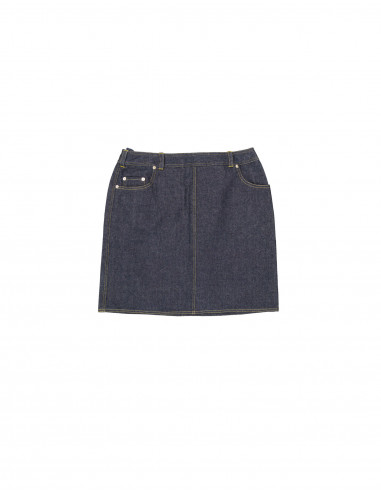 Chanel women's denim skirt