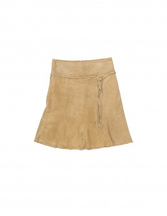 Zoul women's suede leather skirt