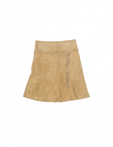 Zoul women's suede leather skirt