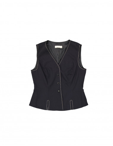 Escada women's wool tailored vest