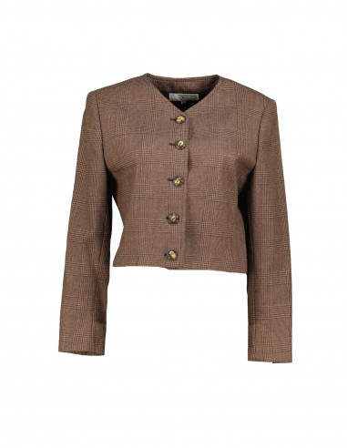 Valentino women's wool cropped jacket