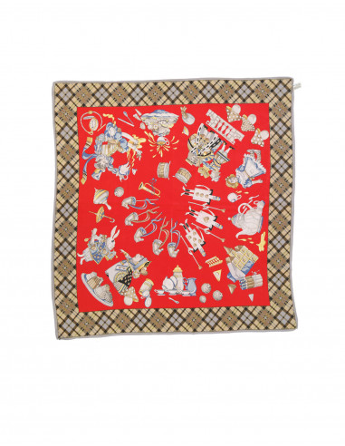 Vintage women's silk scarf