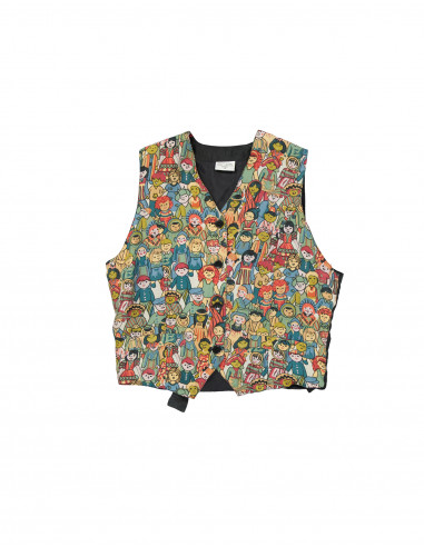 Vintage women's silk tailored vest