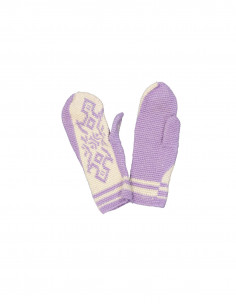 Vintage women's knitted gloves