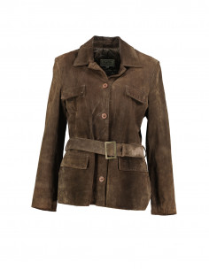 F&Co women's suede leather jacket