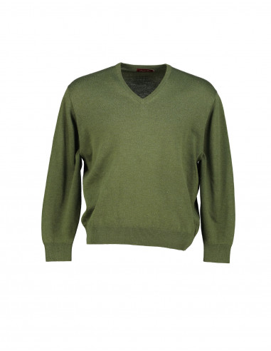 Emidio Tucci men's wool V-neck sweater