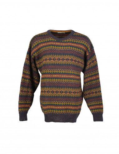 Columba Reid men's wool crew neck sweater