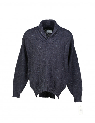 Highland Glen men's wool V-neck sweater