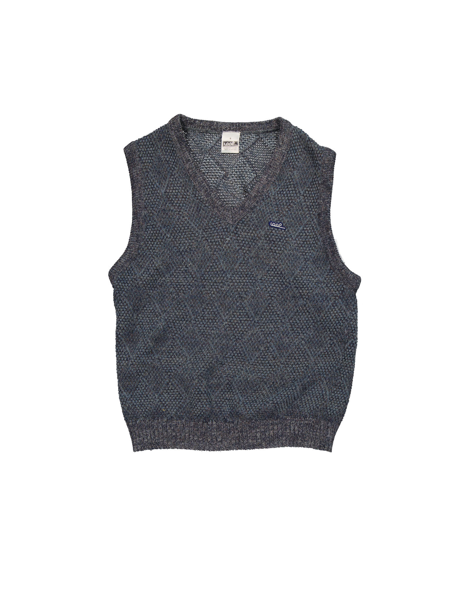 Loop men's knitted vest