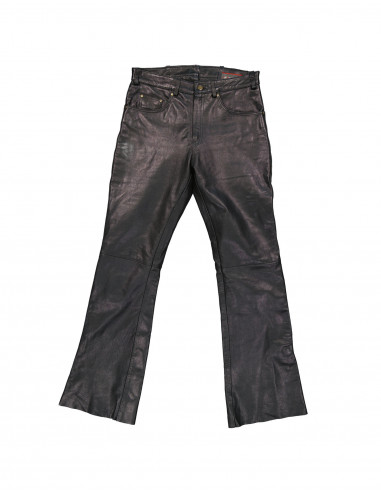 Bikers men's leather trousers