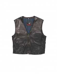 M.Flues men's real leather vest