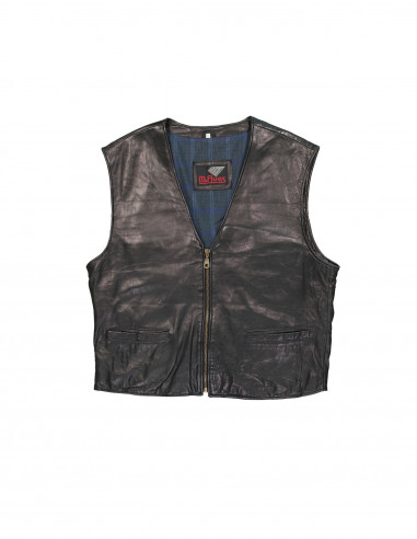 M.Flues men's real leather vest