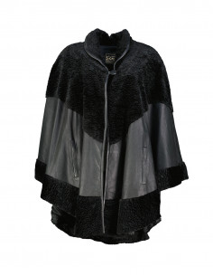 Deri Sarayi women's real leather cape