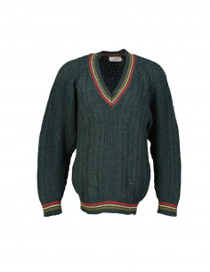 Michael Ross men's wool V-neck sweater