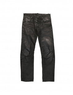 Vintage men's real leather trousers