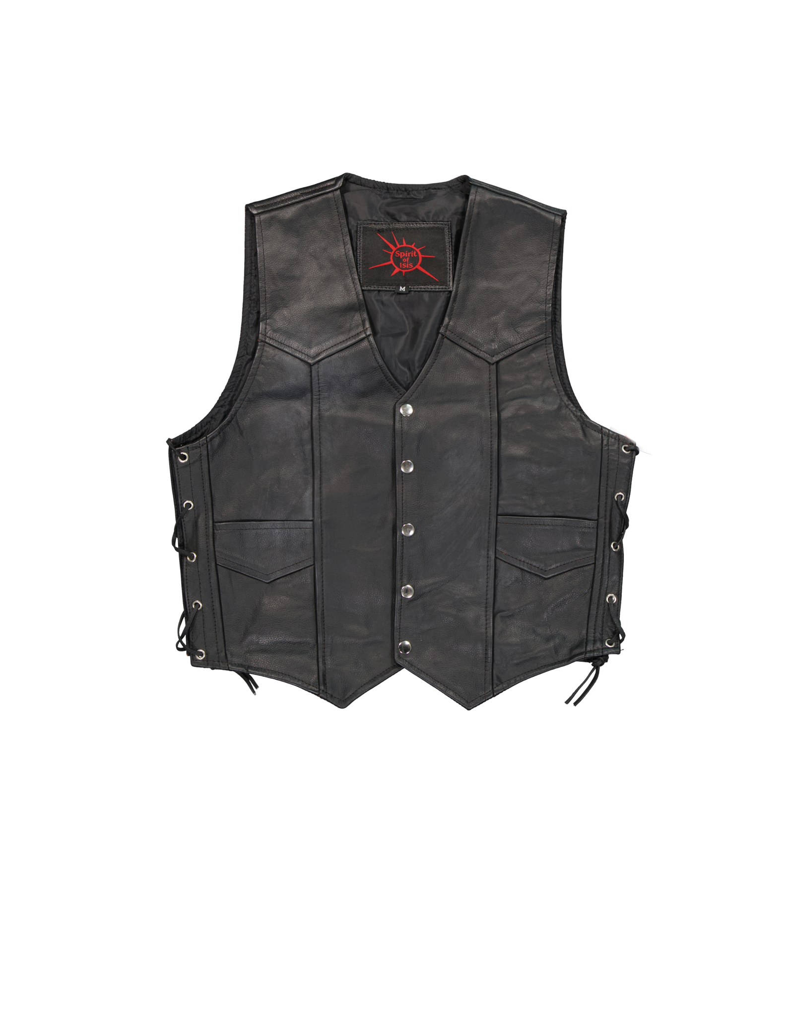 Spirit of Isis men's real leather vest