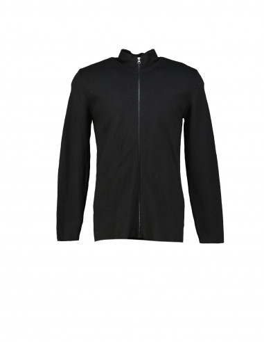 Hugo Boss men's wool zippered sweatshirt