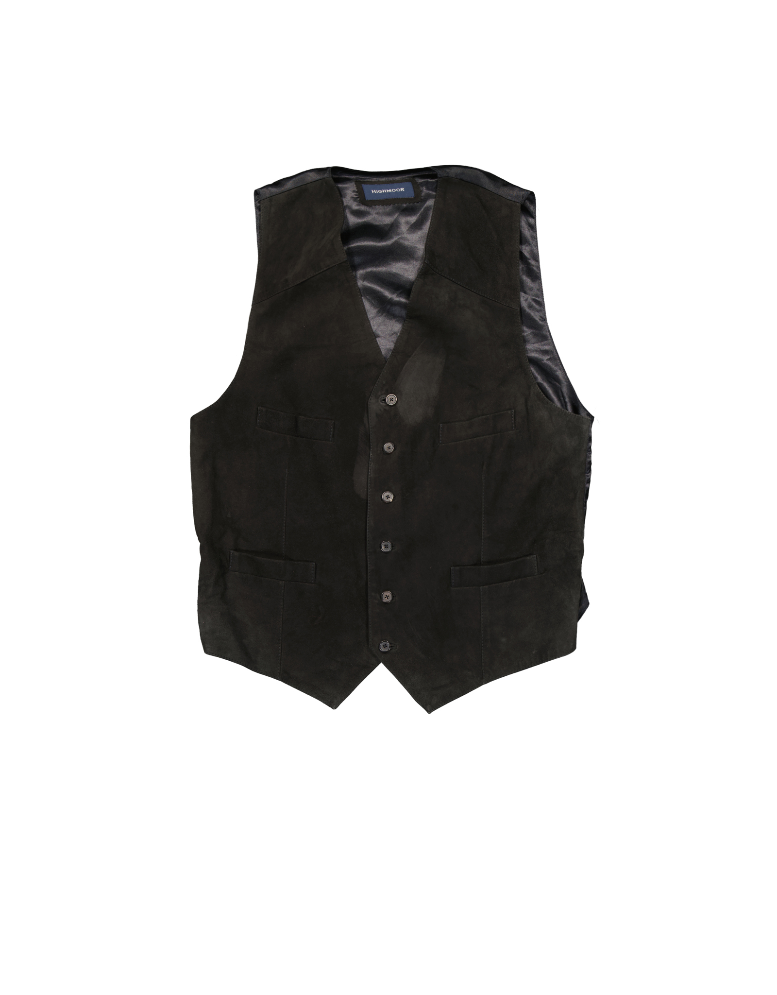 Highmoor men's suede leather vest