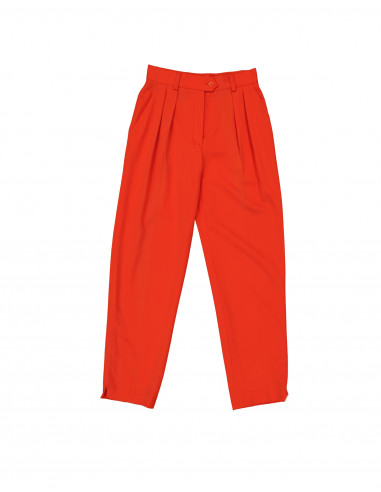 Escada women's wool pleated trousers