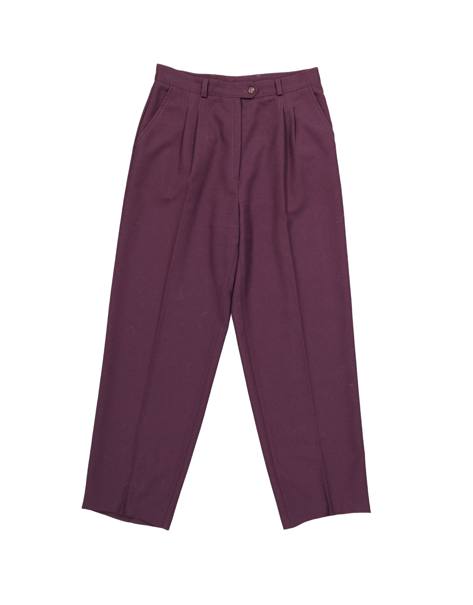 Vintage women's pleated trousers