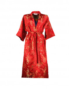 Plants women's dressing gown