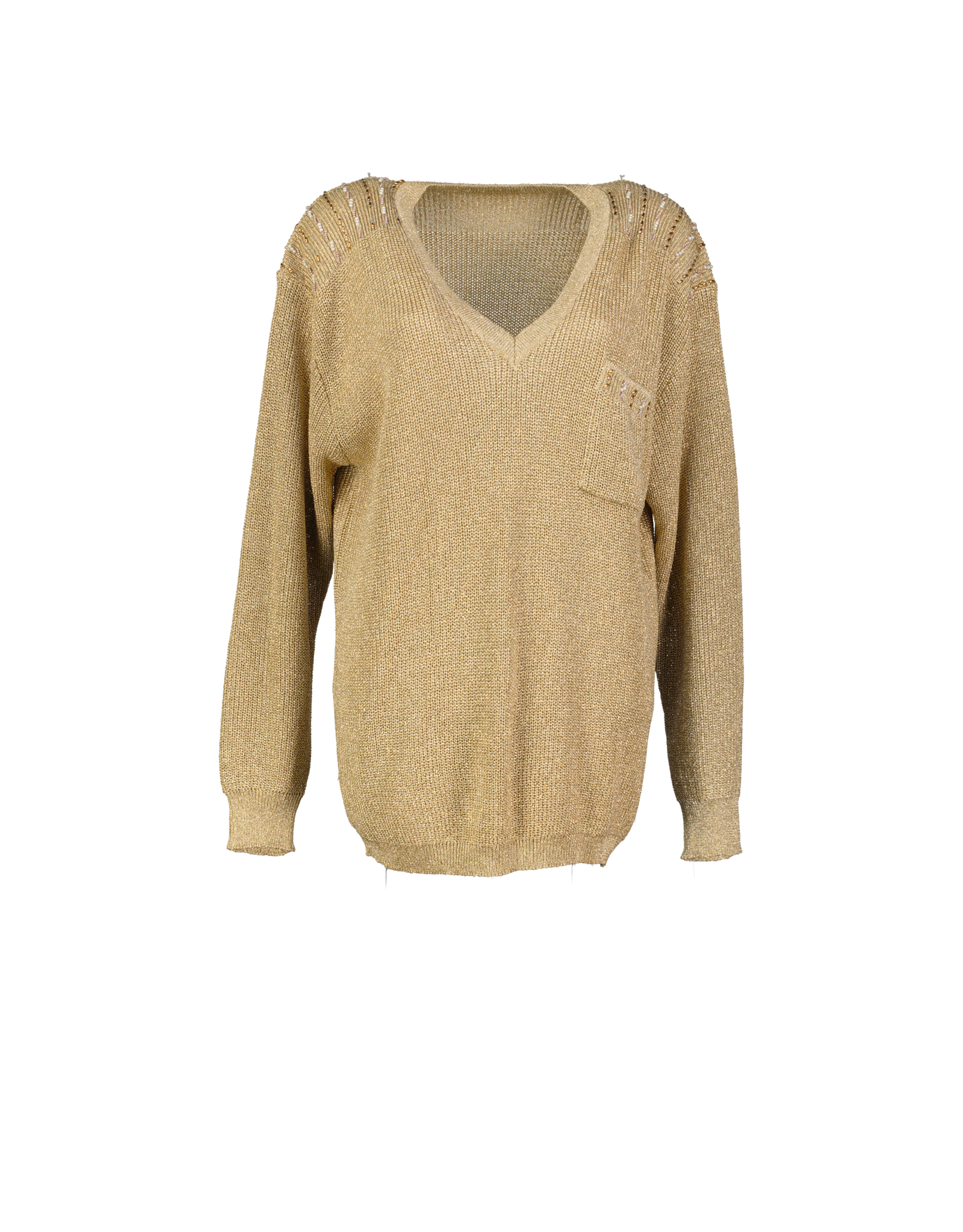 Vintage women's V-neck sweater