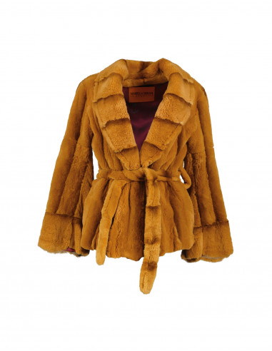 Mariella Burani women's rabbit fur jacket