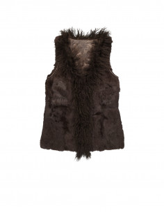 Vintage women's rabbit fur vest