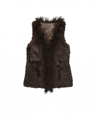 Vintage women's rabbit fur vest