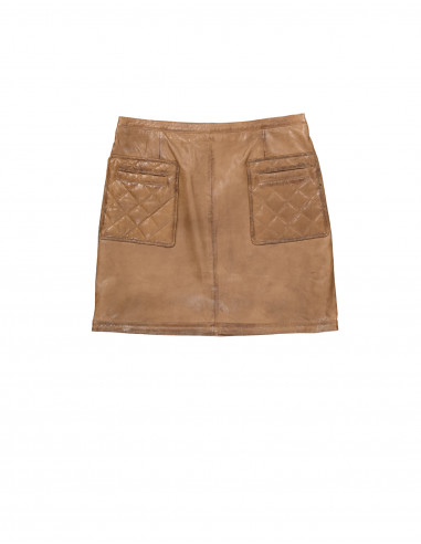 River Woods women's real leather skirt