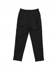 Vintage women's wool pleated trousers