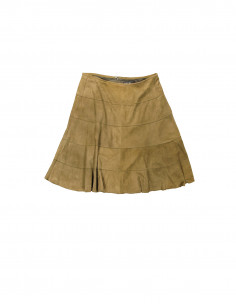 Marccain women's suede leather skirt