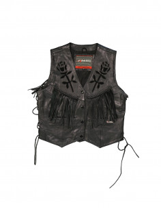 4 Bikers women's real leather vest