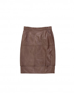 Mabb women's real leather skirt